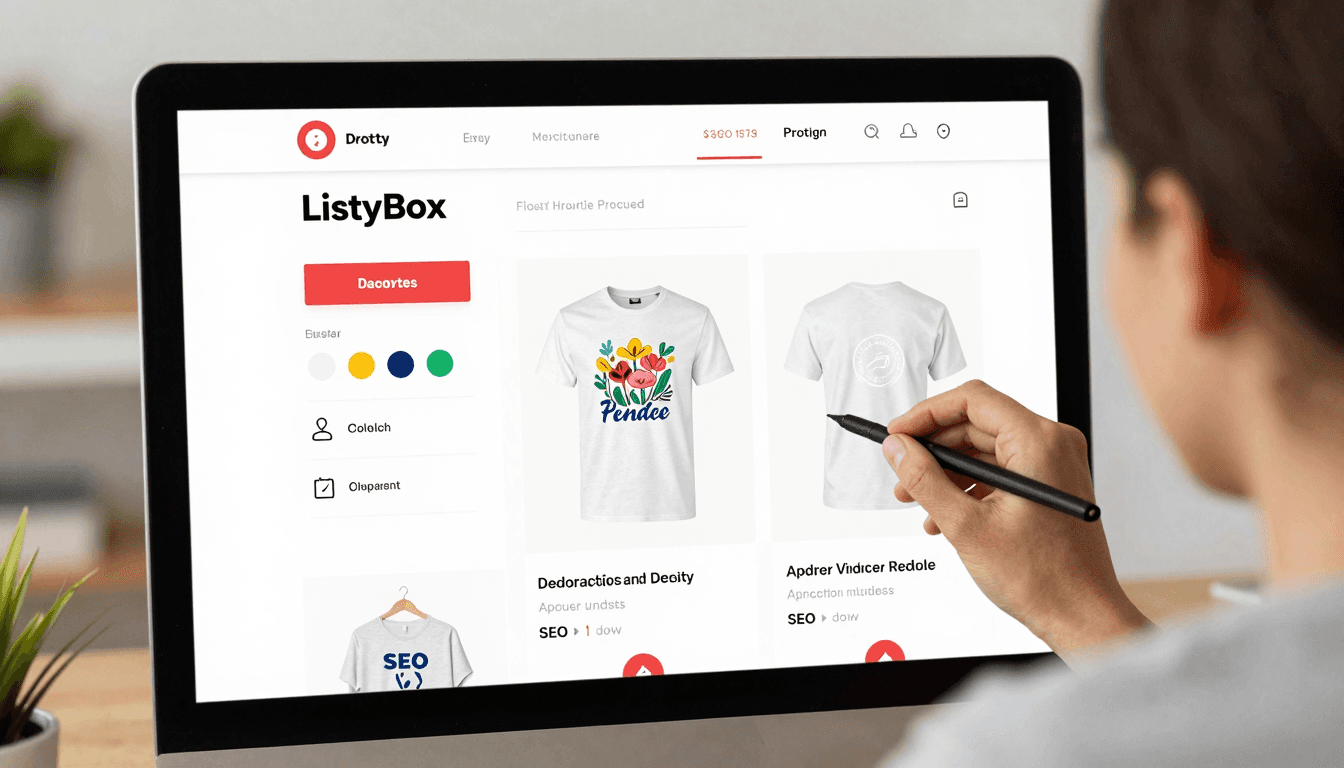 Cover for Your First Etsy Listing with Listybox: A Step-by-Step Guide